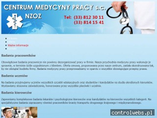 NZOZ CENTRUM MEDYCYNY PRACY S.C medycyna pracy bielsko