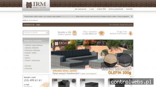 Meble ogrodowe technotrattan