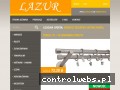 Screenshot strony www.lazur24.pl