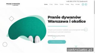 Pranie i czyszczenie dywanów oraz wykładzin Warszawa