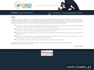 Novspeed - usługi przewozowe