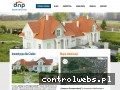 Screenshot strony www.domynaprzegorzalach.pl