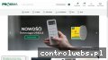 Screenshot strony www.proxima.pl