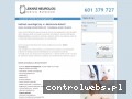 Screenshot strony www.neurologjaktorow.pl