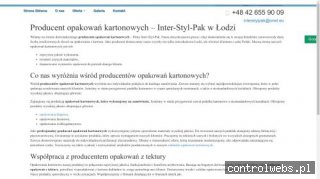 Inter-Styl s.c. producent opakowania kartonowe