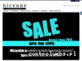 Screenshot strony niceone-store.pl