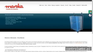 MAROKA S.C. WARSZAWA siatki sitodrukowe