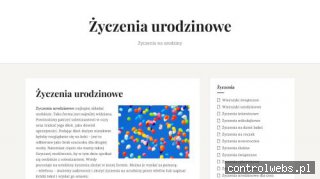 Życzenia urodzinowe