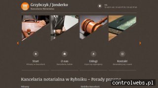 ADAM GRZYBCZYK KATARZYNA JONDERKO S. P. rejent rybnik