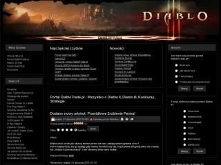Wszystko o Diablo II, Diablo III, UT, Konkursy, Handel