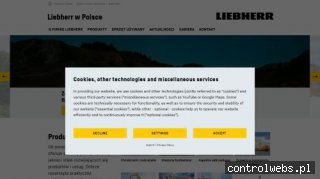 LIEBHERR-POLSKA maszyny budowlane