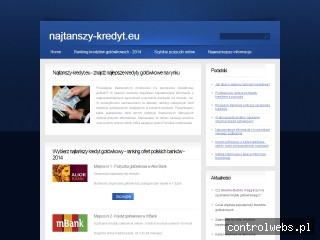 najtanszy-kredyt.eu - porównanie oprocentowania