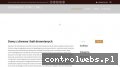 Screenshot strony www.domyzbali-zubek.pl
