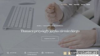 MAWIL MAŁGORZATA WILCZYŃSKA WARSZAWA tłumacz języka niemieckiego