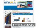 Screenshot strony www.oknolux.com.pl
