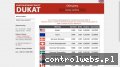 Screenshot strony www.kantordukat.pl