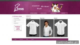 Nineks - białe bluzki dziecięce