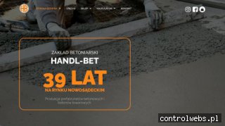 HANDL-BET producent betonu nowy sącz