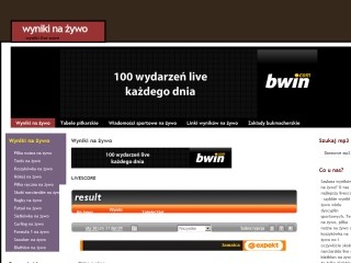Wyniki na żywo