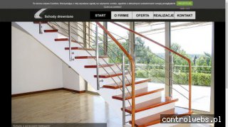 Kraków, schody drewniane