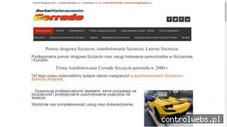 Pomoc drogowa Szczecin,Autoholowanie Corrado.