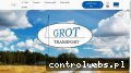 Screenshot strony www.grot-transport.com.pl