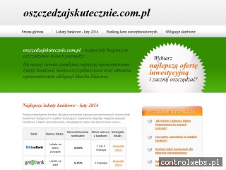 Lokaty bankowe - ranking ofert w 2014 roku