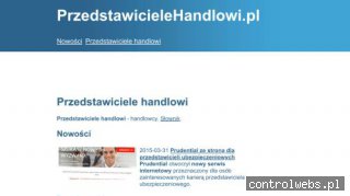 Praca Przedstawiciel Handlowy