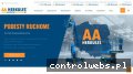 Screenshot strony www.podestyruchome.pl