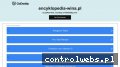 Screenshot strony encyklopedia-wina.pl