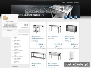 Sklep - wyposażenie gastronomiczne