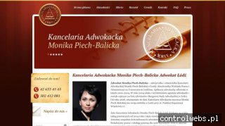 Adwokat Łódź - Kancelaria Adwokacka Monika Piech-Balicka