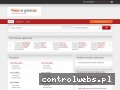 Screenshot strony praca-za-granica.eu