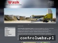 Screenshot strony www.wasik.pl