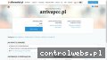 Screenshot strony www.arrivapcc.pl