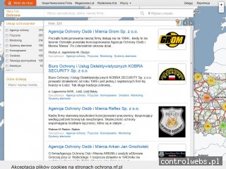 Agencje ochrony osób i mienia