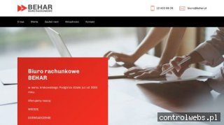 Biuro rachunkowe Behar, Kraków – Podgórze.
