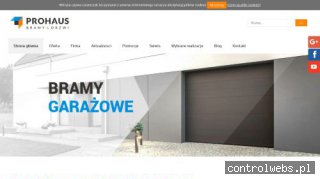 Bramy uchylne drewniane marki Prohaus z miasta Szczecin