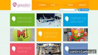 Dekoracje balonowe - Gaudeo Balonowe Studio Dekoracji