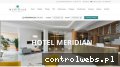 Screenshot strony www.hotelmeridian.pl