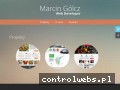 Screenshot strony golczdesign.pl