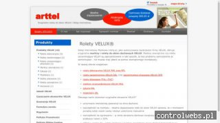 Rolety na okna VELUX