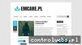 Screenshot strony www.emcare.pl