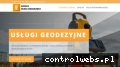 Screenshot strony geodezjawodzislaw.pl