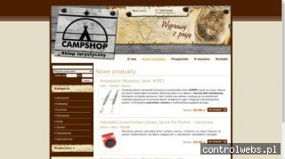 Campshop - sprzęt turystyczny, kompasy, noże, pontony