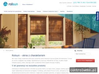 Rol-Sun Warszawa - rolety zewnętrzne