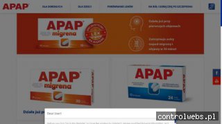 Apap - na ból i gorączkę