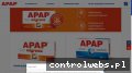 Screenshot strony www.apap.pl