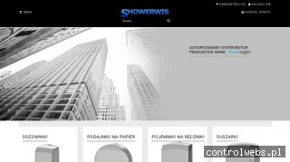 Dozowniki do mydła, suszarki do rąk | firma Showerwis