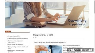 Copyriders.pl - Content Marketing